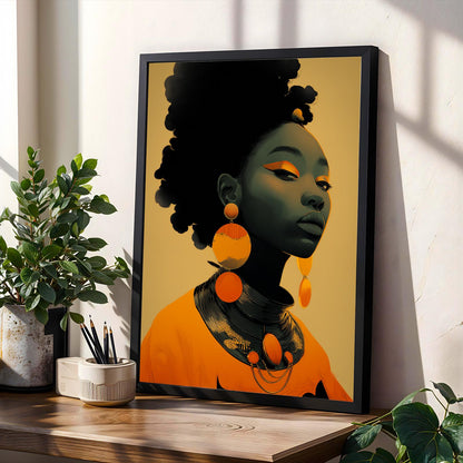 Grace Defined - Elegant Woman Wall Art Print