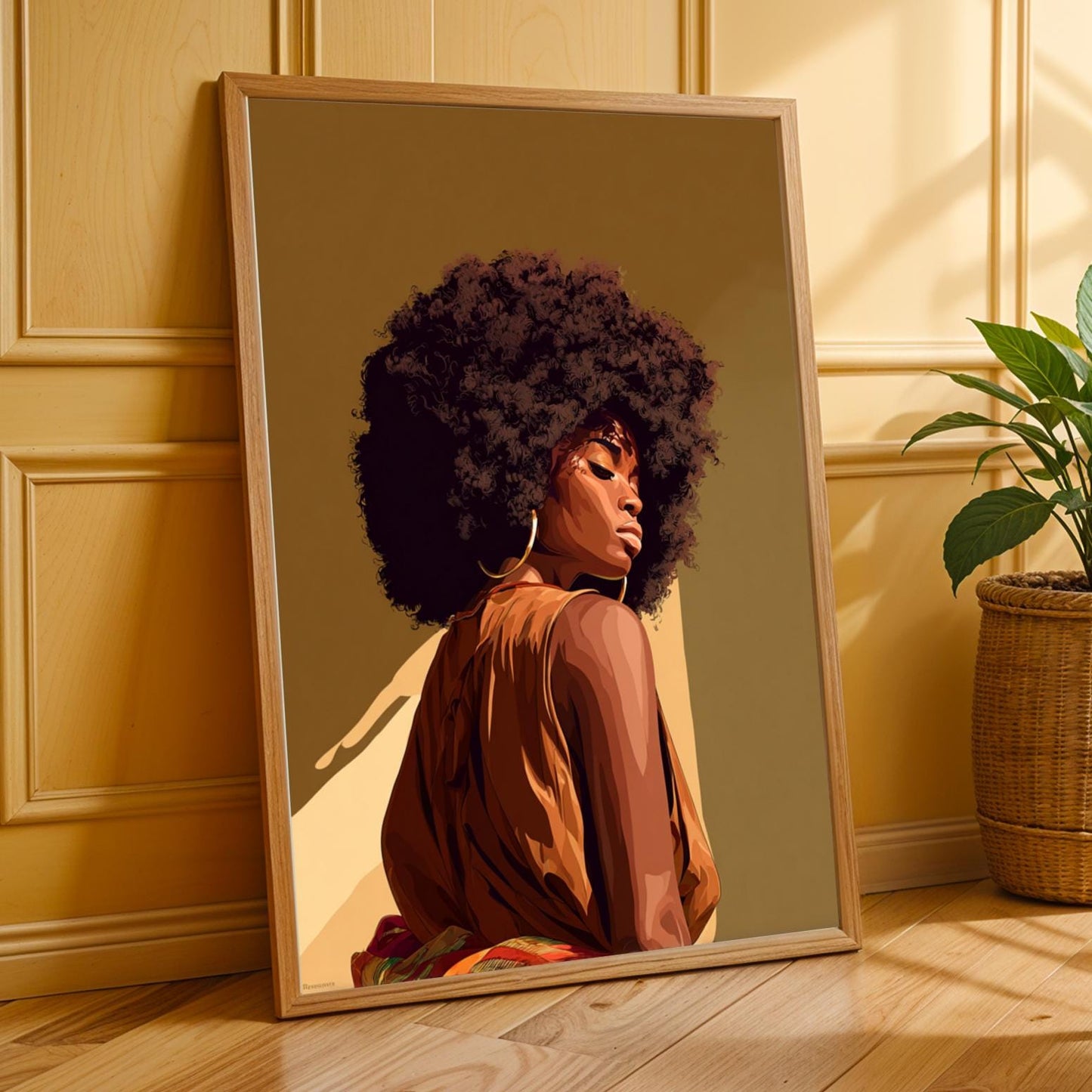 Grace Defined - Elegant Woman Wall Art Print