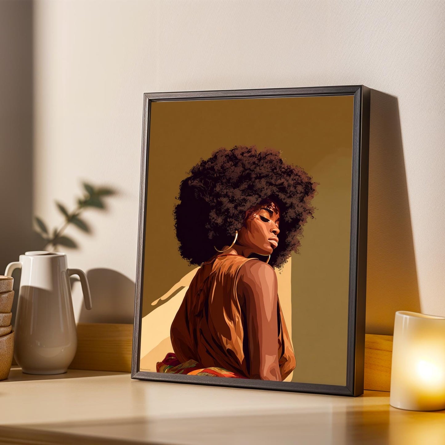 Grace Defined - Elegant Woman Wall Art Print