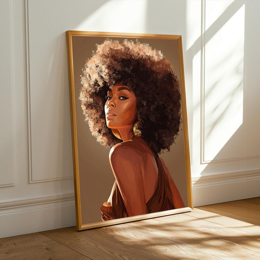 Grace Defined - Elegant Woman Wall Art Print