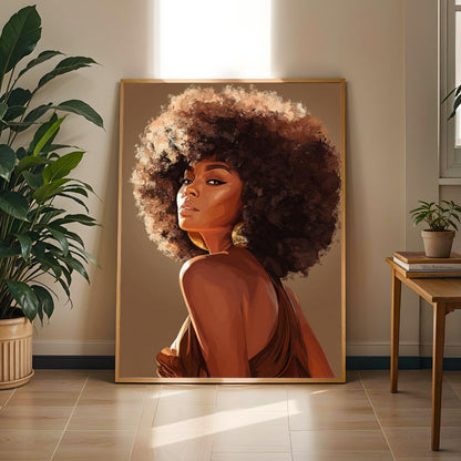 Grace Defined - Elegant Woman Wall Art Print