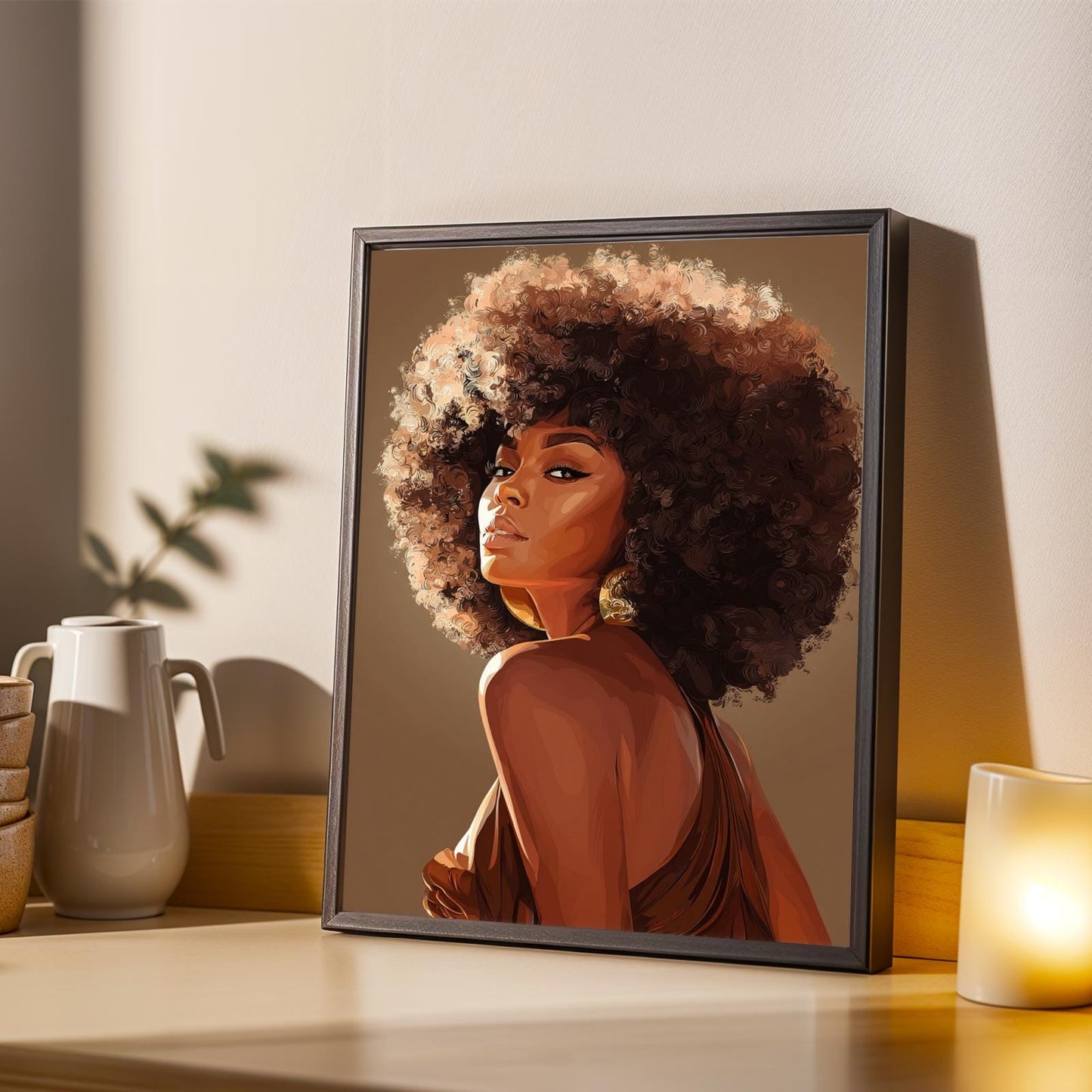 Grace Defined - Elegant Woman Wall Art Print