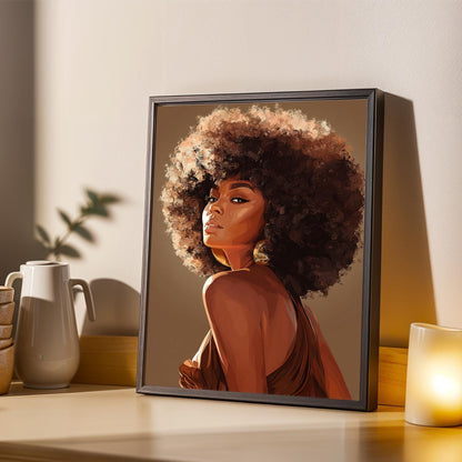 Grace Defined - Elegant Woman Wall Art Print