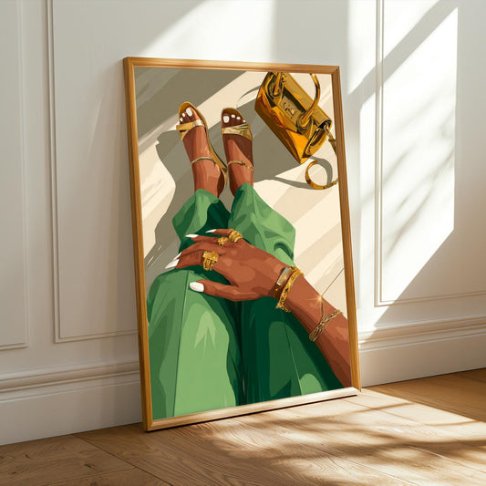 Grace Defined - Elegant Woman Wall Art Print