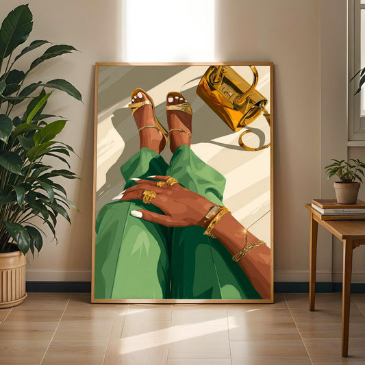 Grace Defined - Elegant Woman Wall Art Print