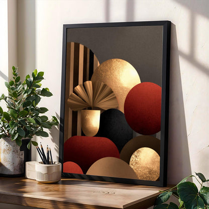 Abstract Geometric Wall Art Print