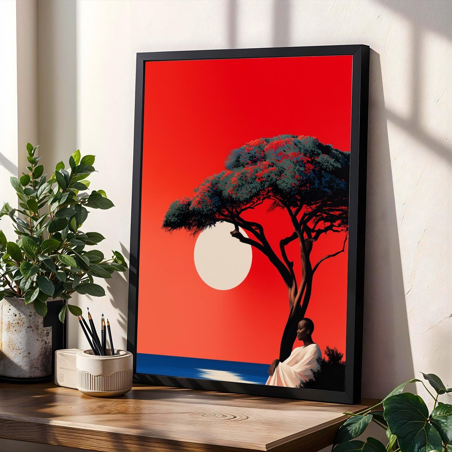 Bold Statement - Modern Afrocentric Wall Art Print