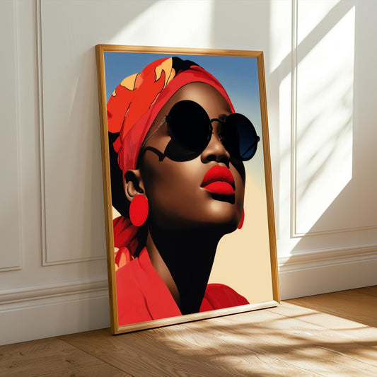 Grace Defined - Elegant Woman Wall Art Print