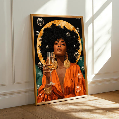 Bold Statement - Modern Afrocentric Wall Art Print