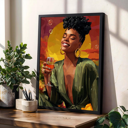 "Cheers to Me" Wall Art Print
