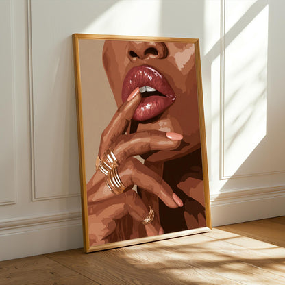 Grace Defined - Elegant Woman Wall Art Print