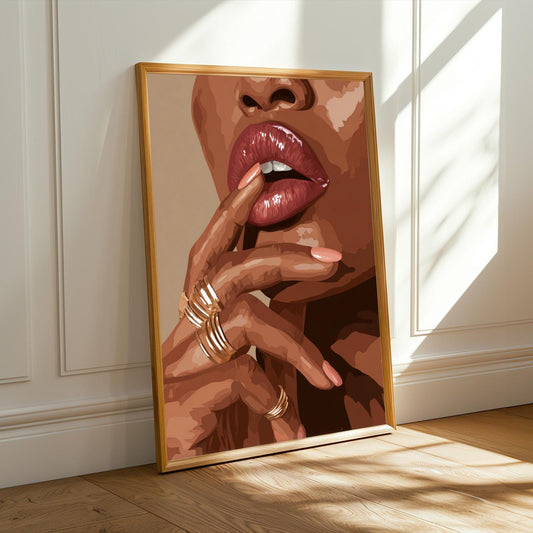 Grace Defined - Elegant Woman Wall Art Print