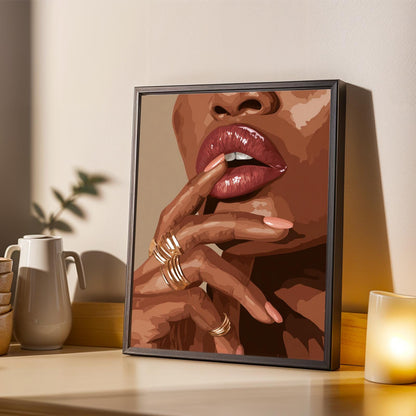 Grace Defined - Elegant Woman Wall Art Print