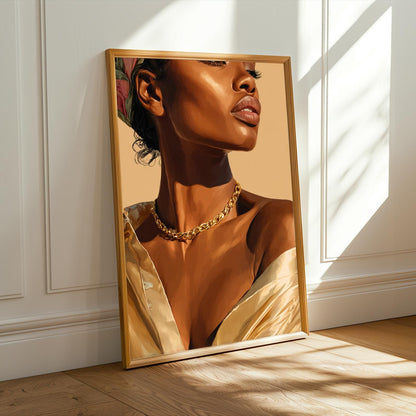 Grace Defined - Elegant Woman Wall Art Print