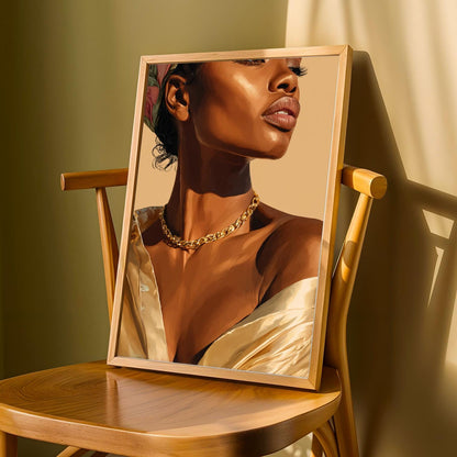 Grace Defined - Elegant Woman Wall Art Print