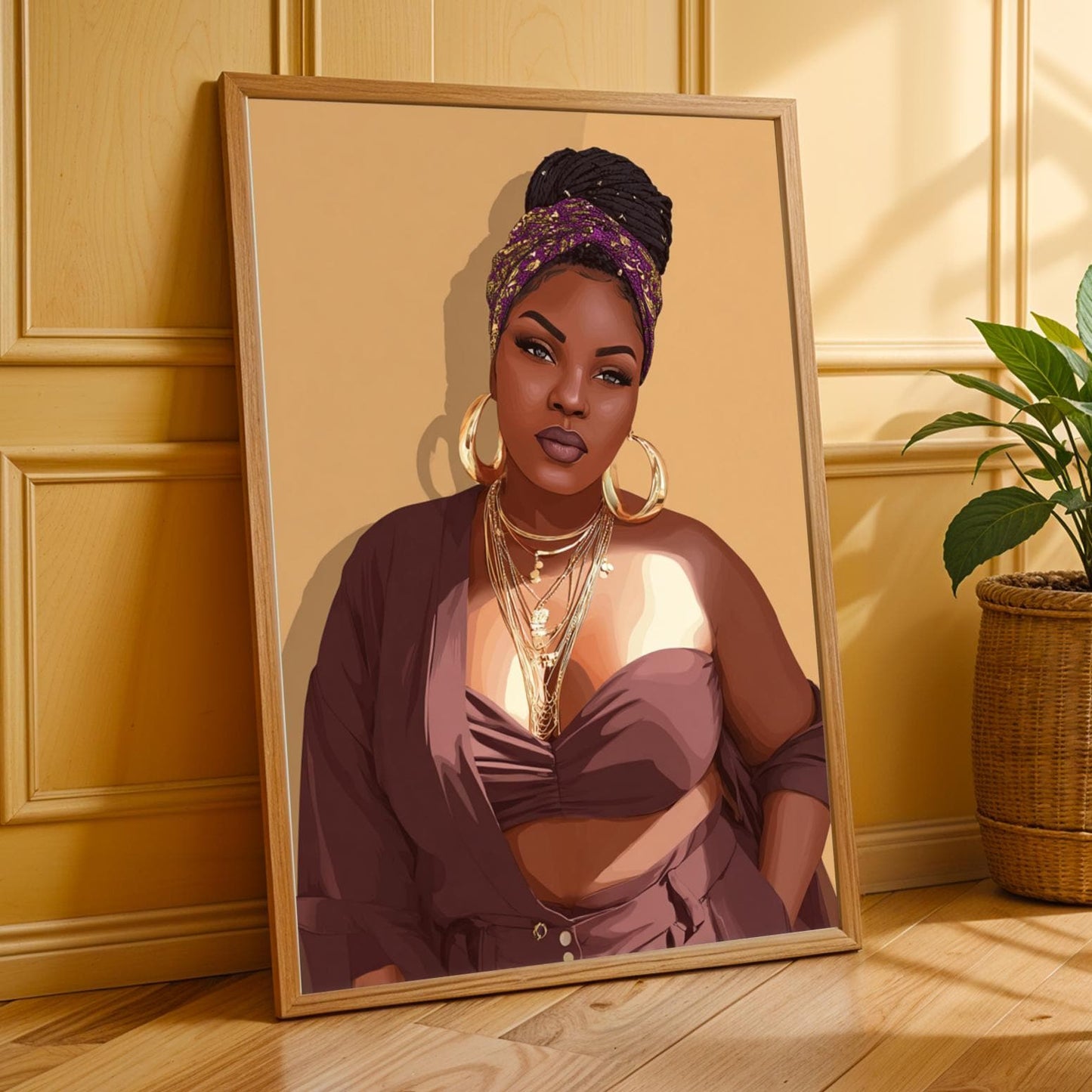 Grace Defined - Elegant Woman Wall Art Print