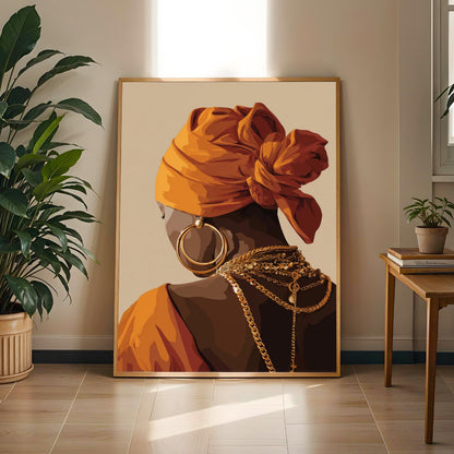 Grace Defined - Elegant Woman Wall Art Print