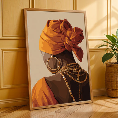 Grace Defined - Elegant Woman Wall Art Print