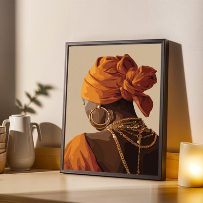 Grace Defined - Elegant Woman Wall Art Print