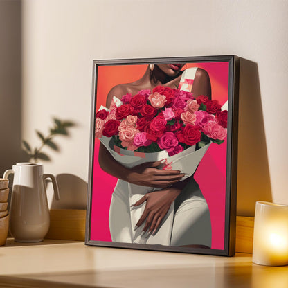 Grace Defined - Elegant Woman Wall Art Print