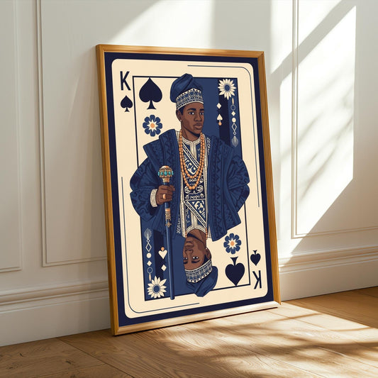 King Of Spades Wall Art Print