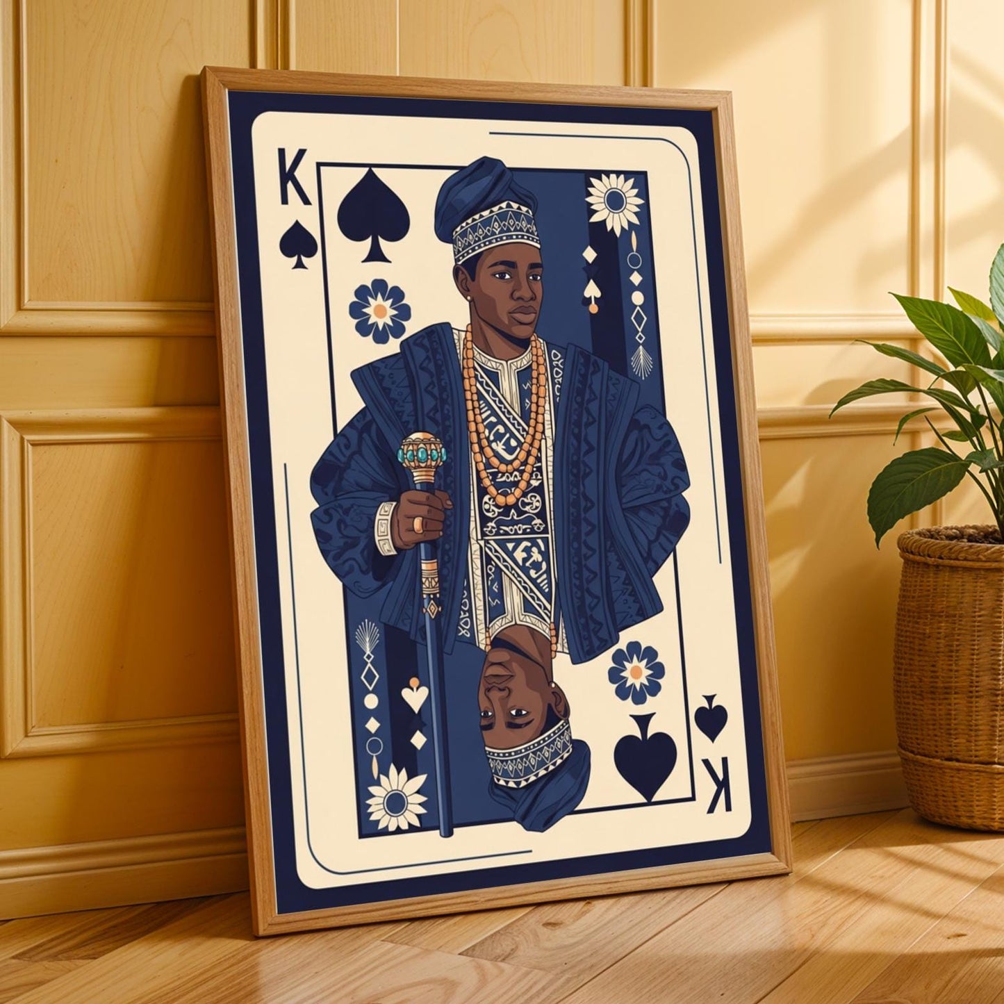 King Of Spades Wall Art Print