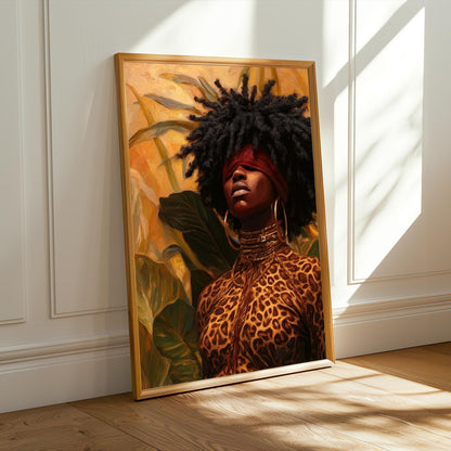 Grace Defined - Elegant Woman Portrait Wall Art Print