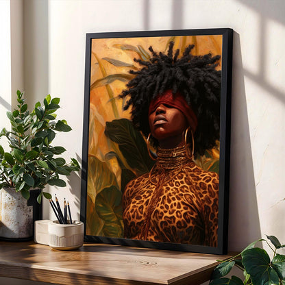 Grace Defined - Elegant Woman Portrait Wall Art Print