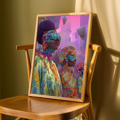 Afrofuturism Wall Art Print