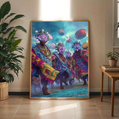 Afrofuturism Wall Art Print