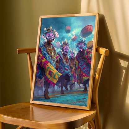 Afrofuturism Wall Art Print
