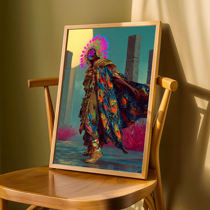 Afrofuturism Wall Art Print