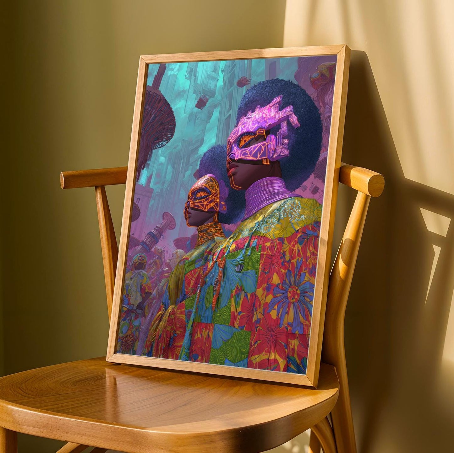 Afrofuturism Wall Art Print