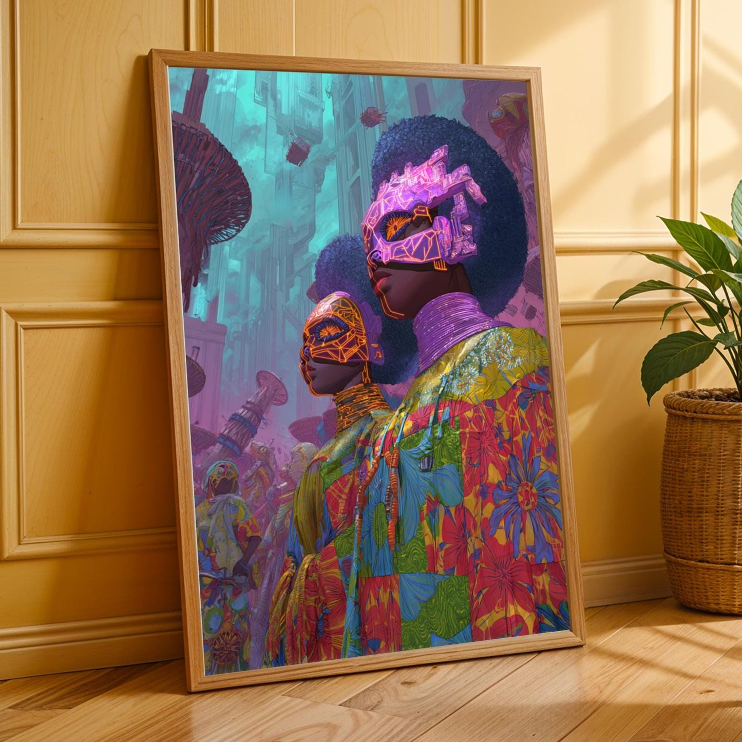 Afrofuturism Wall Art Print