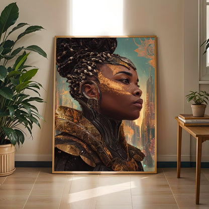 Afrofuturism Wall Art Print