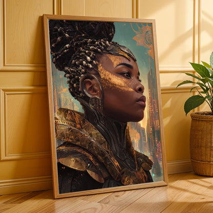 Afrofuturism Wall Art Print