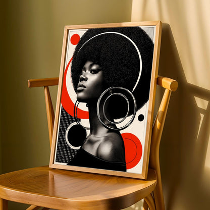 Beauty of a Woman Wall Art Print