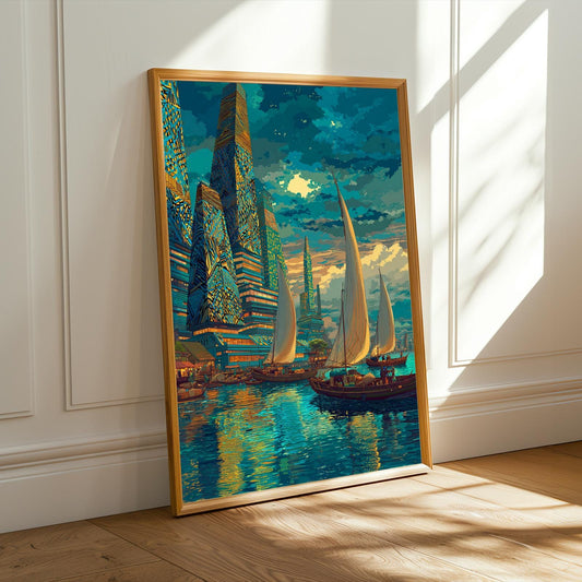 Afrofuturism Wall Art Print