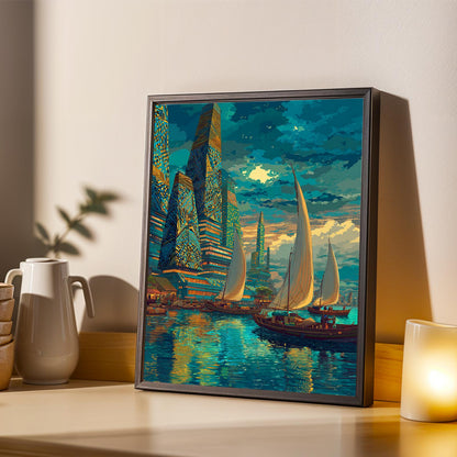 Afrofuturism Wall Art Print