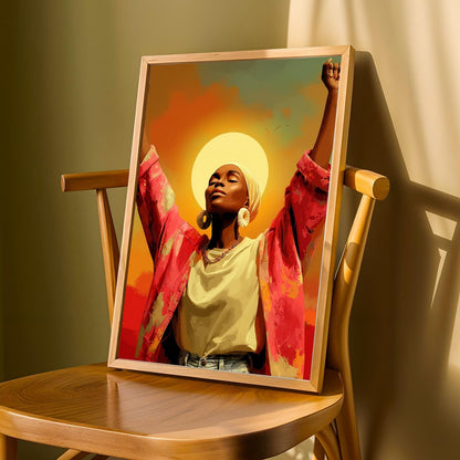 Empowerment Figure Wall Art Print