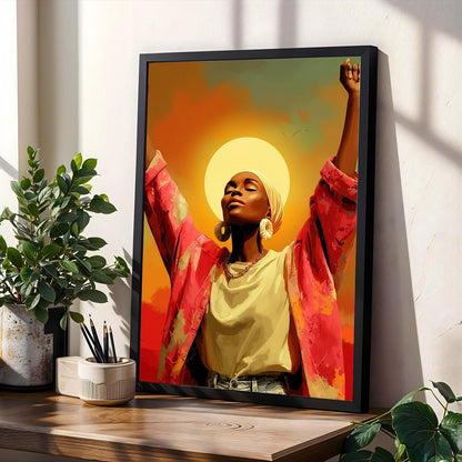 Empowerment Figure Wall Art Print