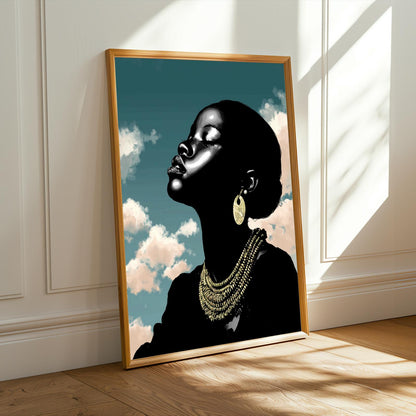 Grace Defined - Elegant Woman Wall Art Print