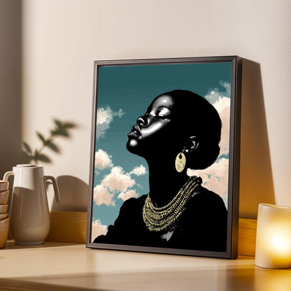 Grace Defined - Elegant Woman Wall Art Print