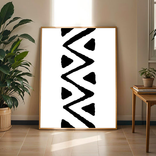 Abstract Geometric Wall Art Print