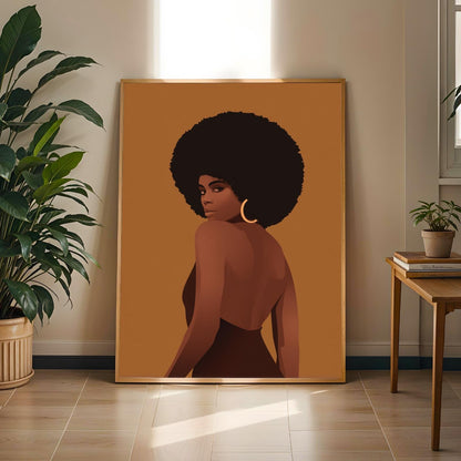 Grace Defined - Elegant Woman Wall Art Print