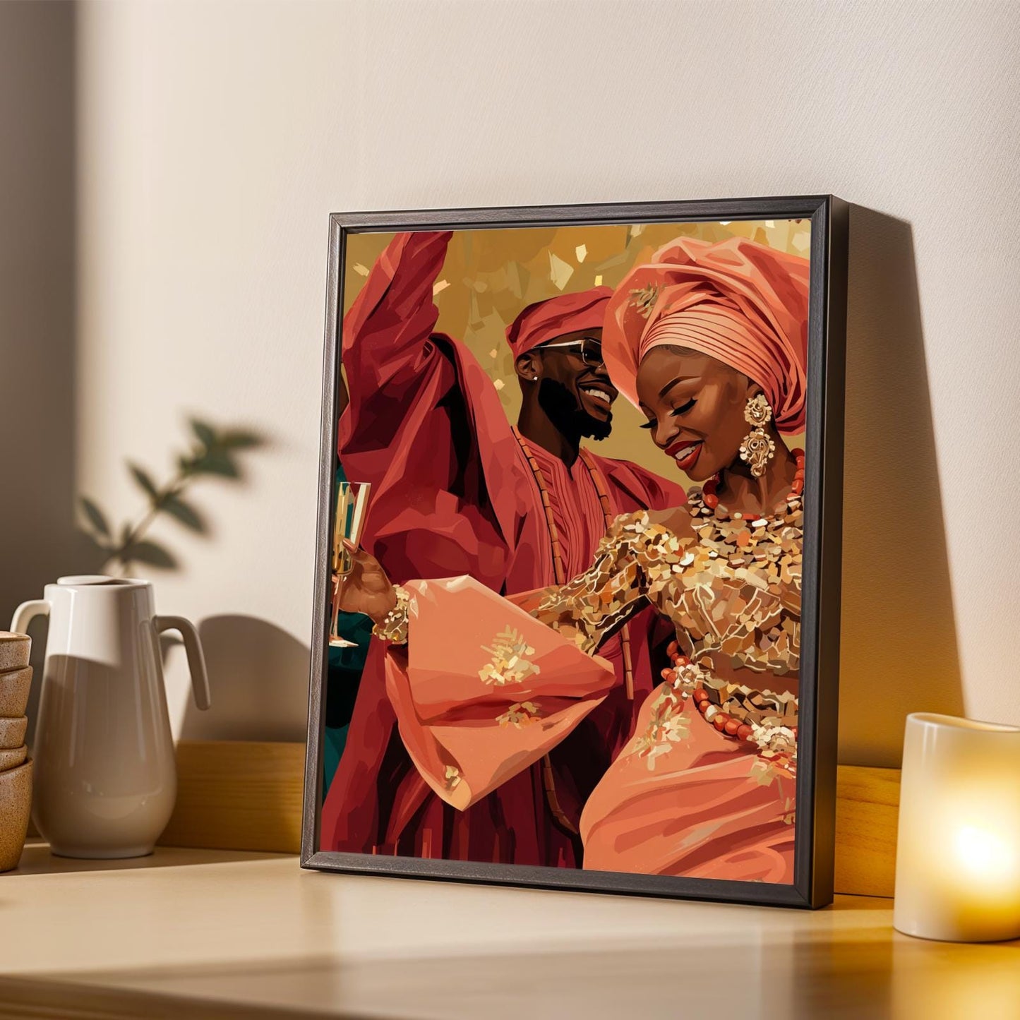 "Owambe" Series Wall Art Print