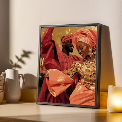 "Owambe" Series Wall Art Print