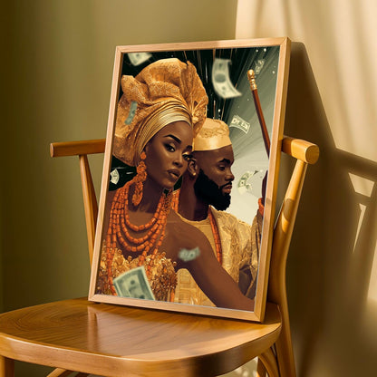 "Owambe" Series Wall Art Print