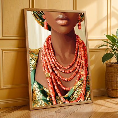 "Owambe" Series Wall Art Print