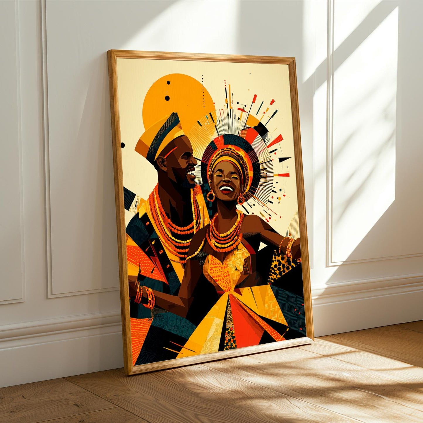 Untamed Spirit  African Warrior Wall Art Print